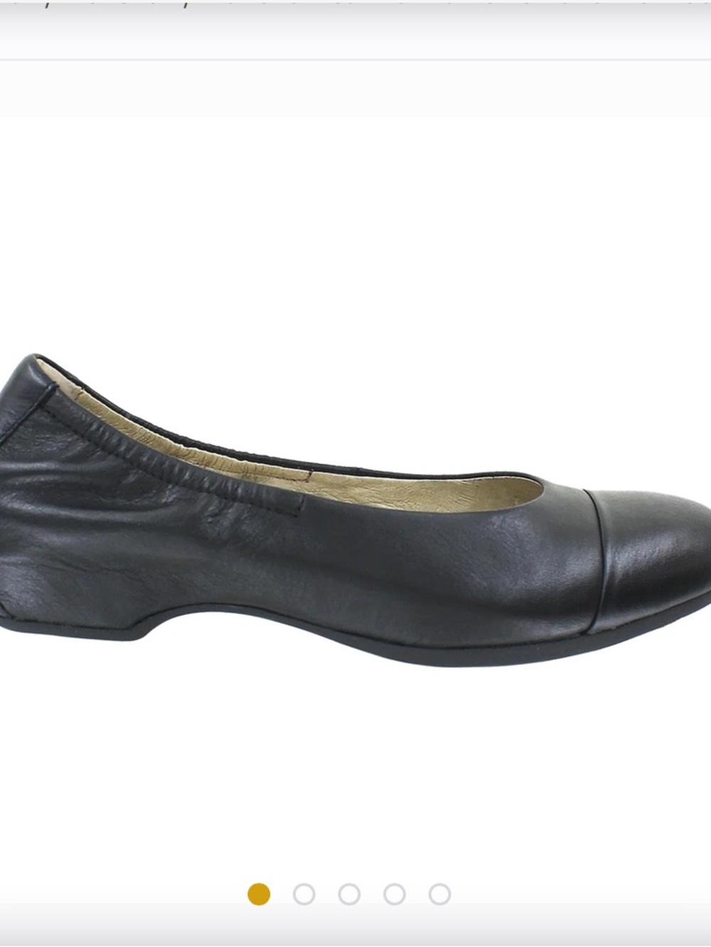 Dansko Lisanne Milled Nappa Leather Cap Toe Ballet Flats in size 40 (9)